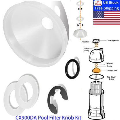 Knob Kit for Hayward Star Clear Plus C751 C900 C1200 Pool Filter