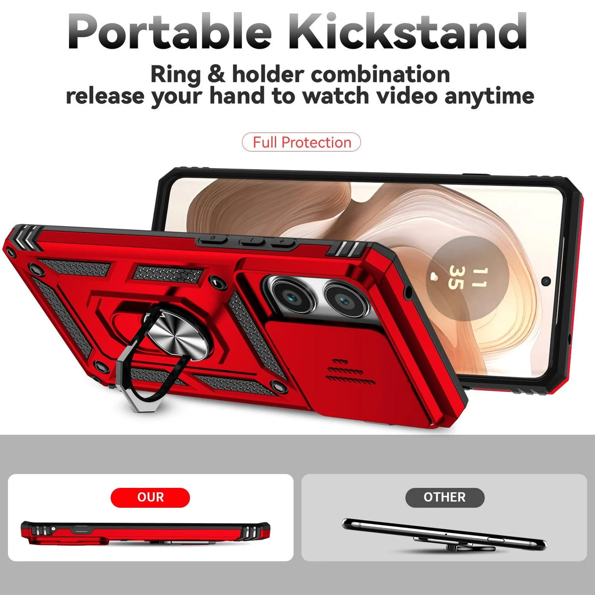 Motorola Moto Edge 2025 Case - Red