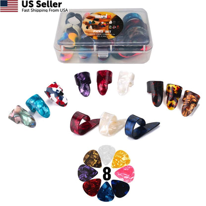 Thumb Finger Picks Plectrum for Guitar (No Specific Years)