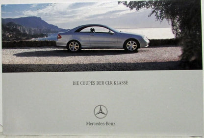 Mercedes-Benz CLK-Class Coupe Sales Brochure (2004) - German Text