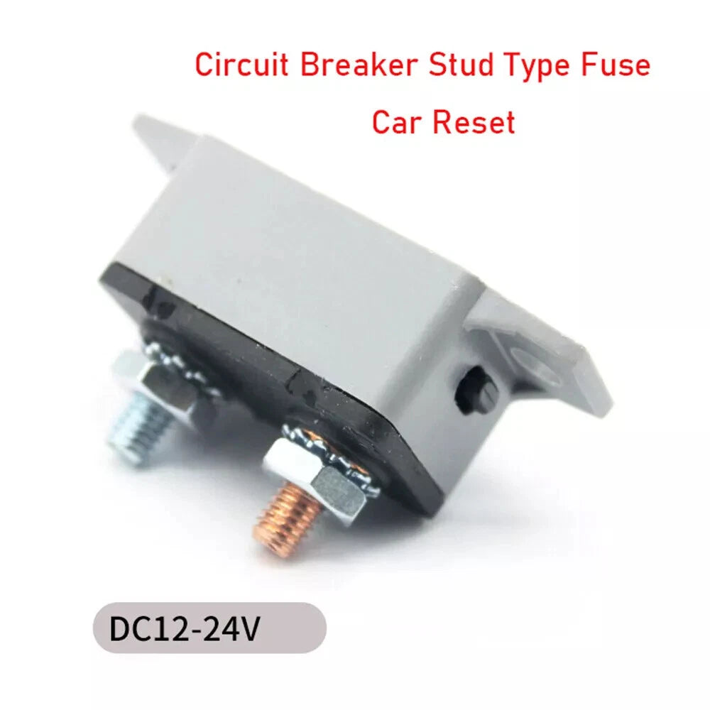 4PC 20-50A 12V Circuit Breaker Stud Type Manual Reset Fuse