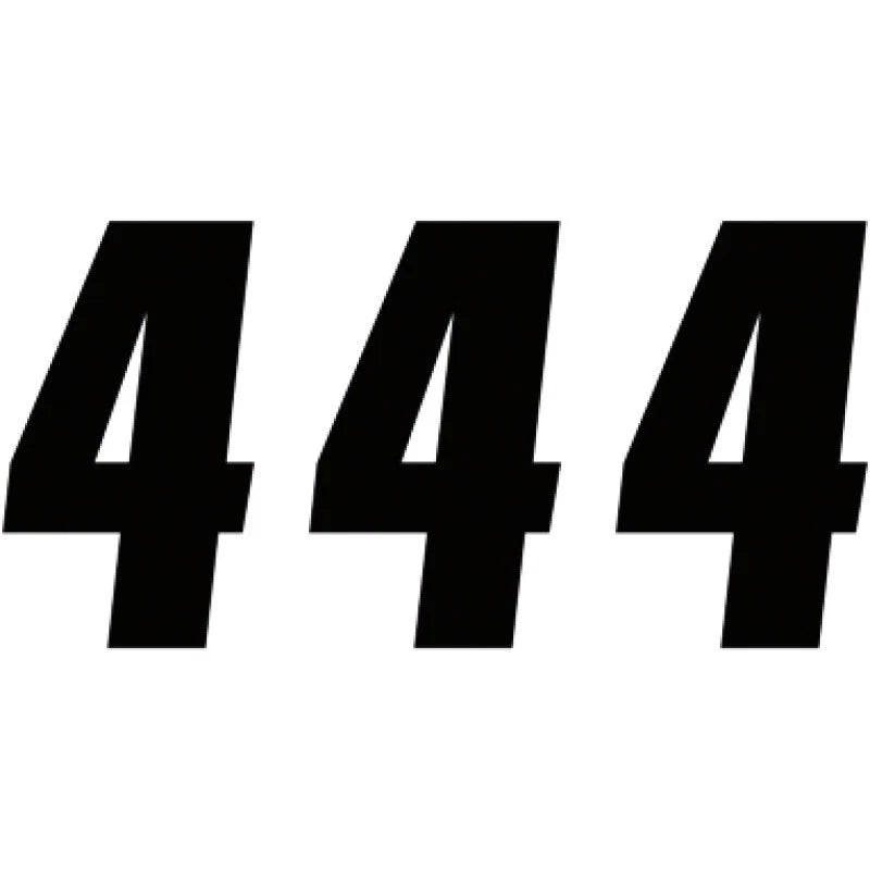 Number Stickers for Factory Effex (Black) - 08-90004