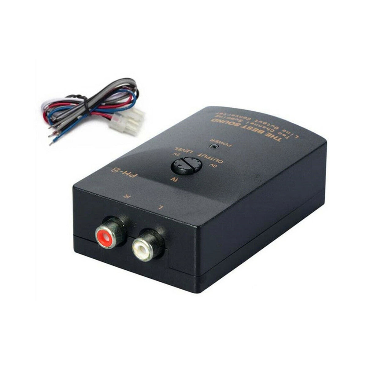 Speaker Level Converter for Car Stereo (RCA Outputs)