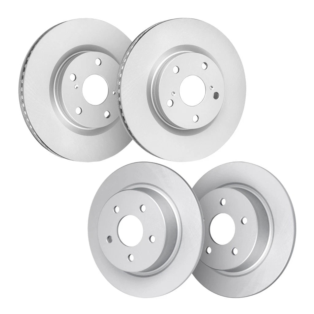 Set of 4 Brake Rotors for Volkswagen Golf/Jetta (2010–2014) ALX-PAU-DF-4504-74026-CLA1