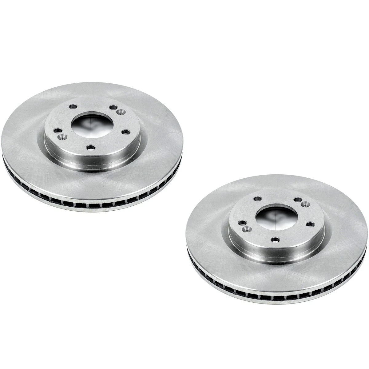 Set of 2 Powerstop Brake Discs Front for Hyundai Santa Fe (2007–2009)
