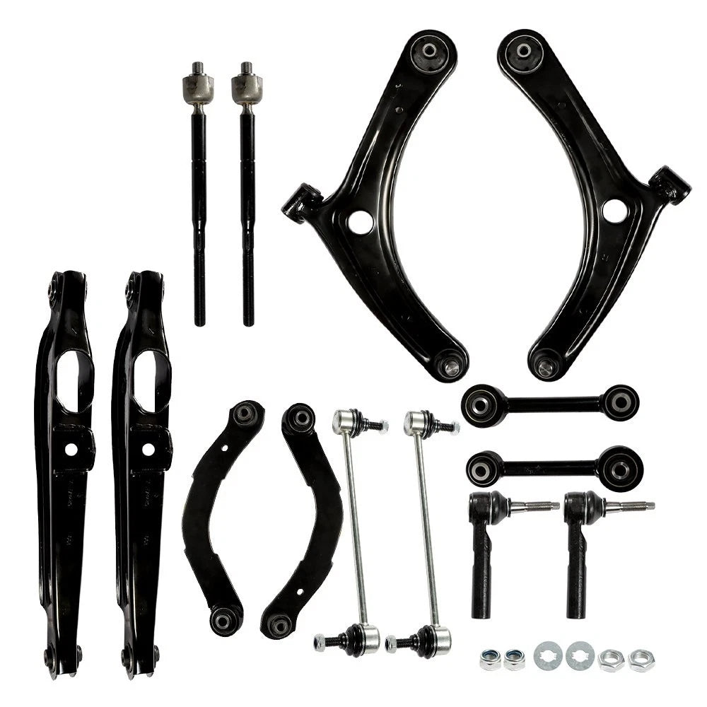 14pcs Control Arms Tierods Sway Bars for Dodge Caliber (2007–2017) K620065