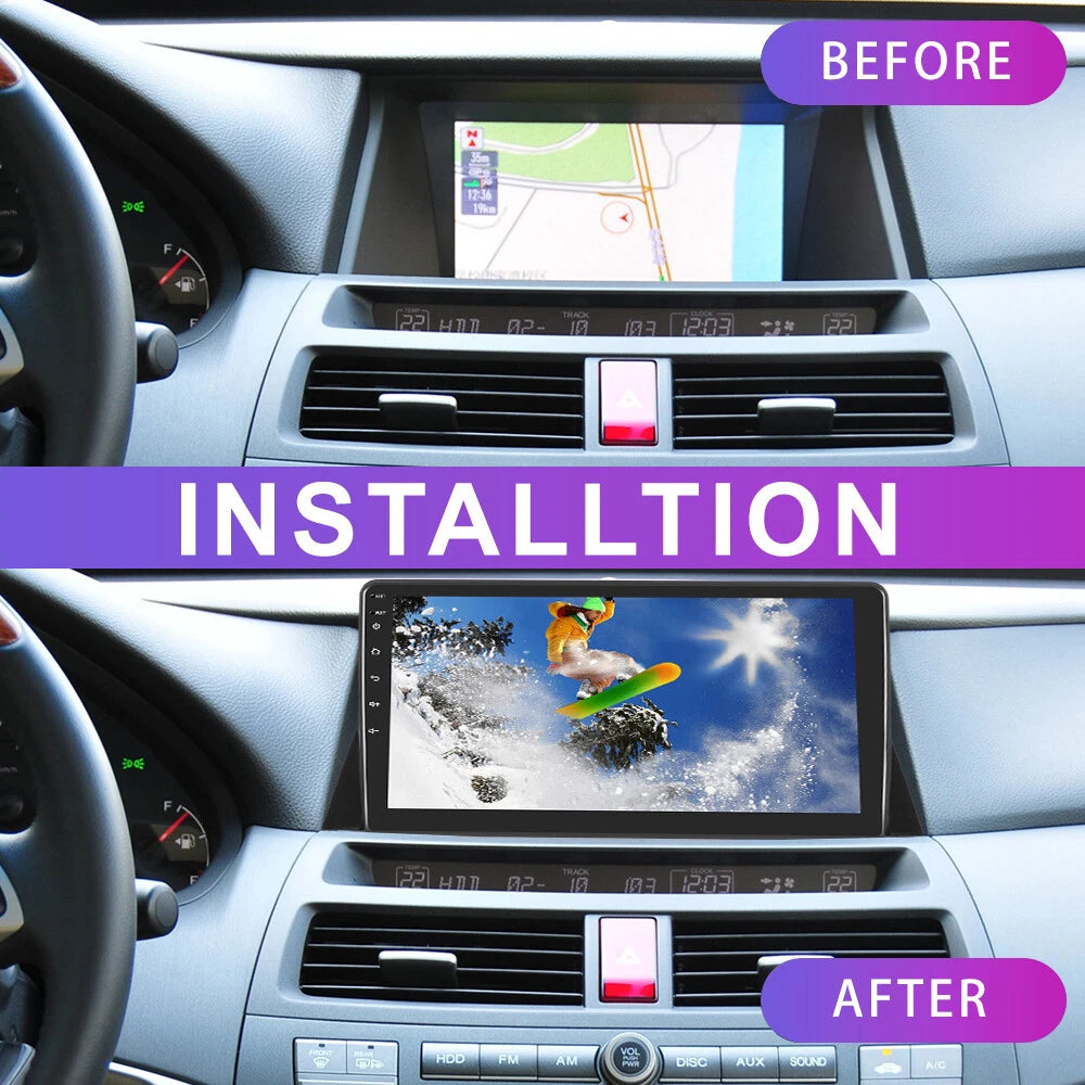 2+32G Android 11 Car Stereo for Honda Accord (2008–2013) CarPlay GPS WiFi