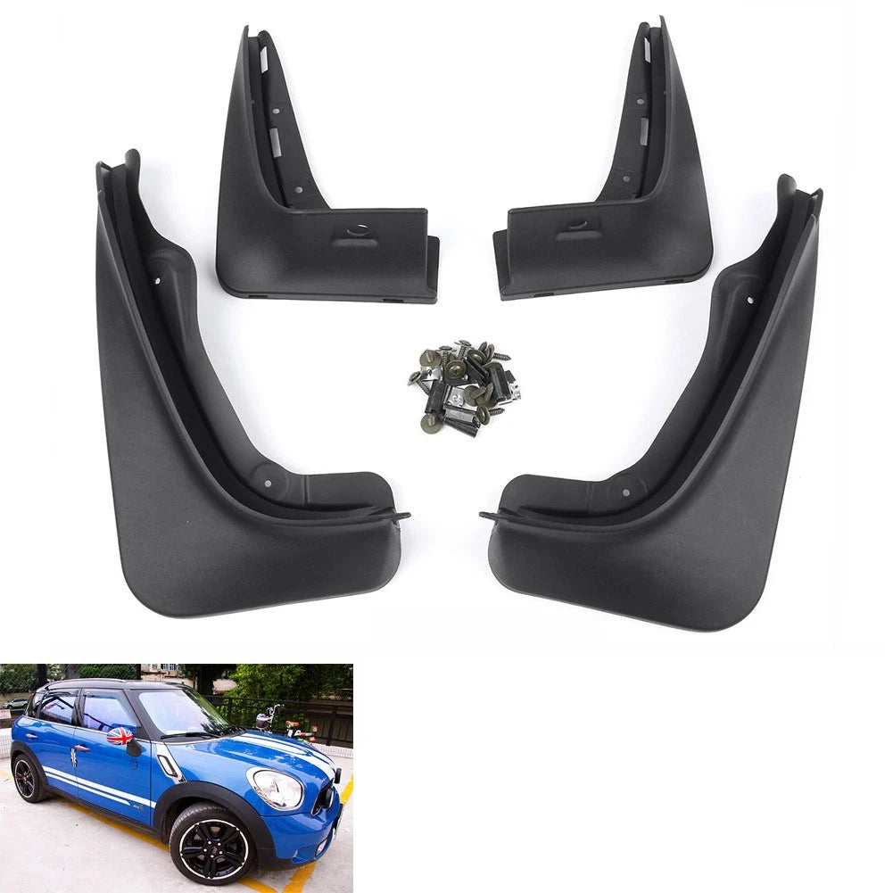 Set of 4 Splash Guards for Mini Cooper/ONE (2008–2015)