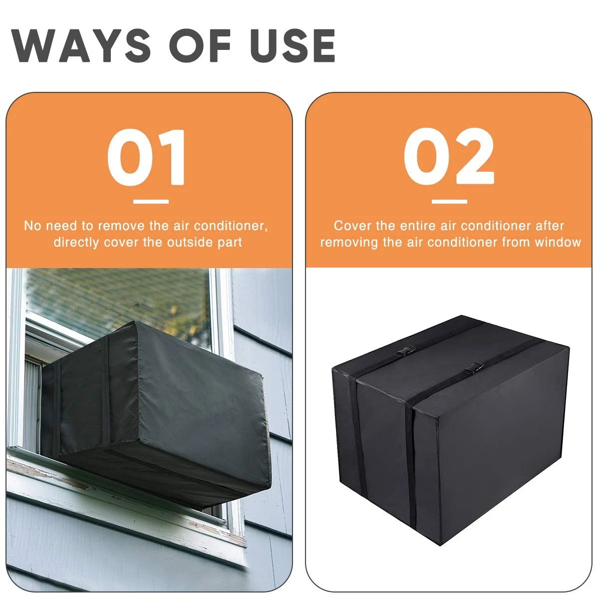 Window Air Conditioner Cover for Outdoor Units
