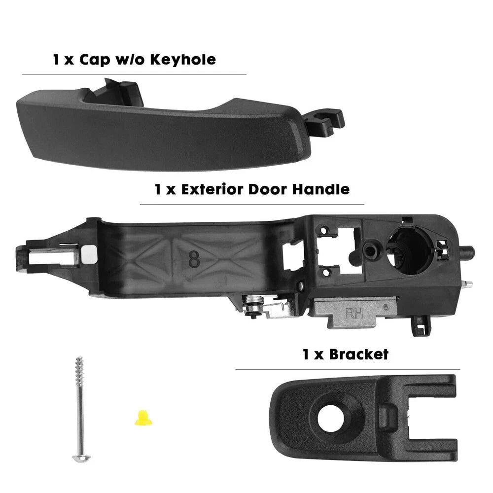 Exterior Door Handle with Bracket LH for Ford Focus (2008-2011)