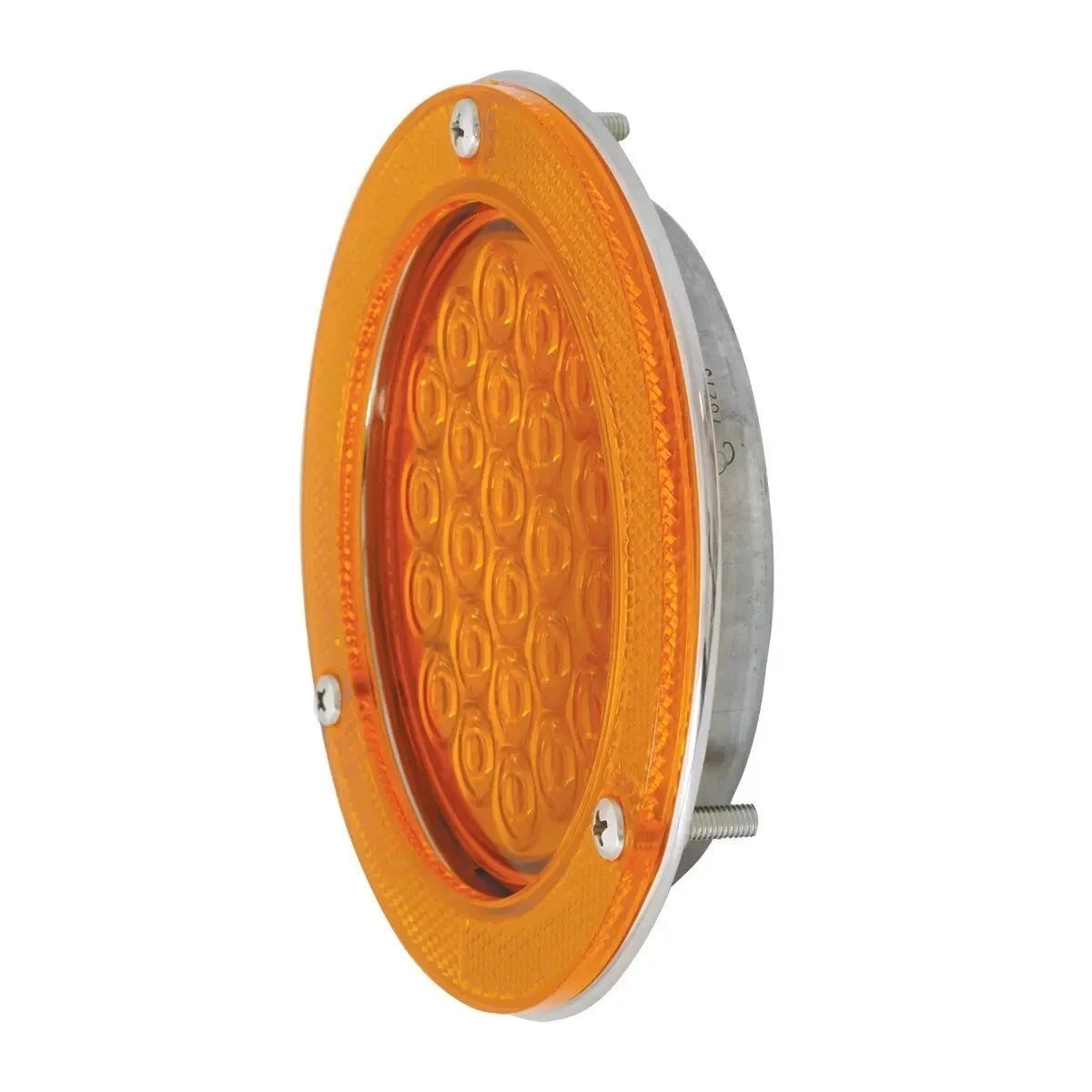 Reflector Ring for 4" Round Light Amber Acrylic (w/Hardware) GG#81632