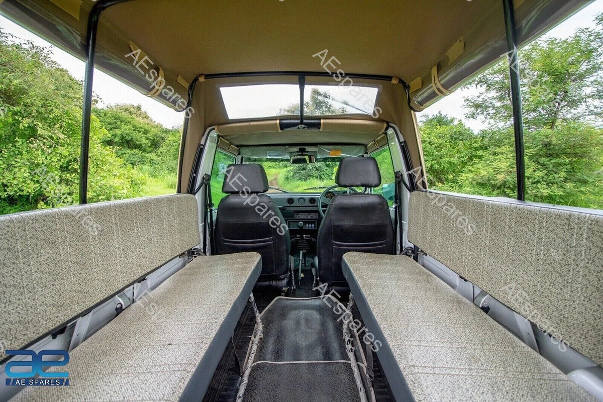 Flat Soft Top for Suzuki Samurai (Wide Openable Window, Long Body)