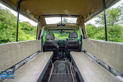 Flat Soft Top for Suzuki Samurai (Wide Openable Window, Long Body)