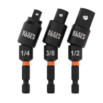 3-Piece Impact Swivel Socket Adapter Set for Klein Tools