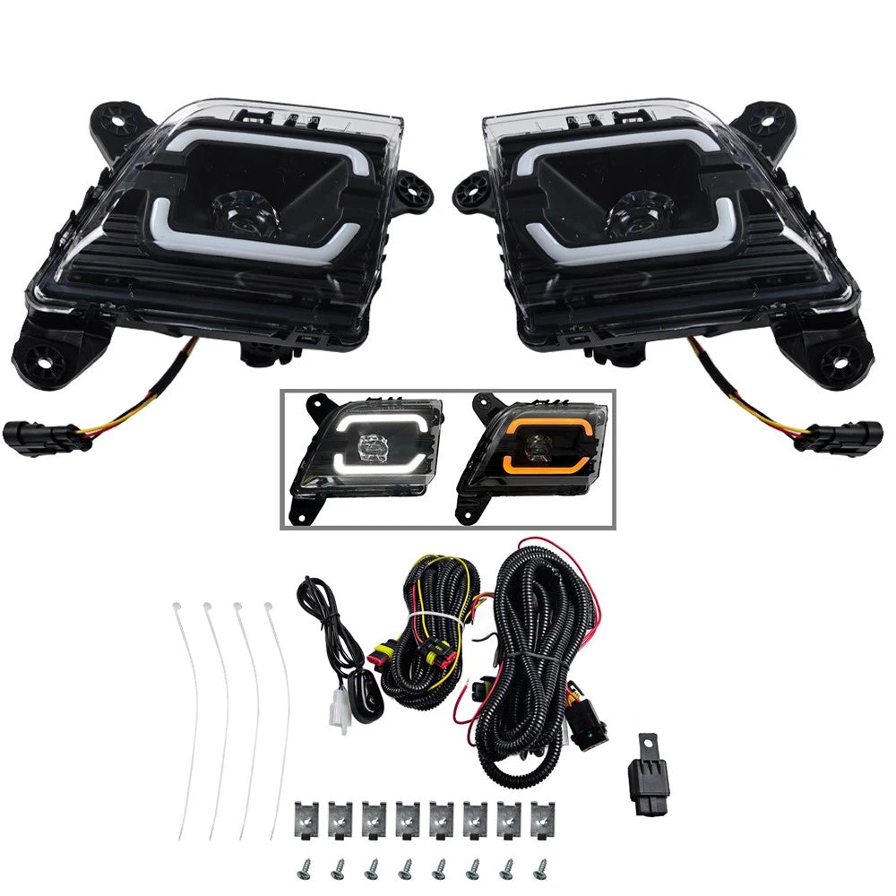 LED Fog Lights for Chevy Silverado 1500 (2019–2022) 84125494, 84962680