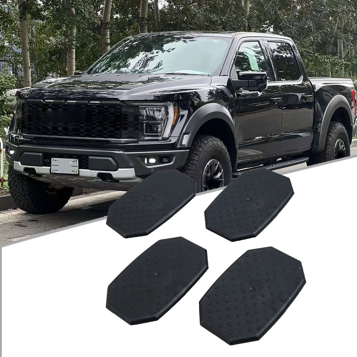 Set of 2 Rear Leaf Spring Insulator Bushing Inserts for Ford F150 (2015–2020)