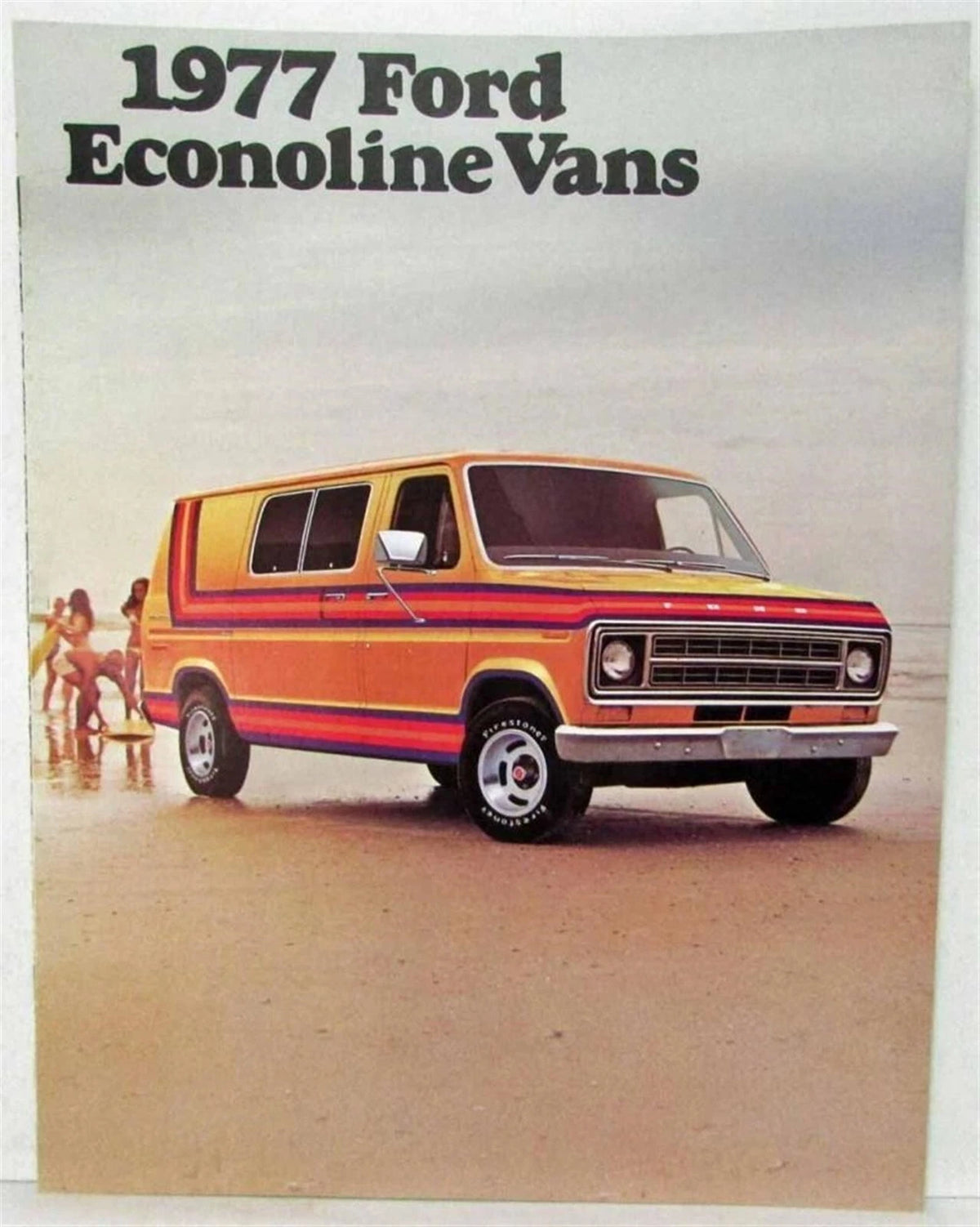 Sales Brochure for 1977 Ford Econoline Chateau Standard Cargo Van