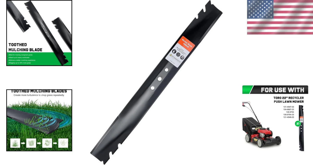 22'' Commercial Mulching Blades for Toro (2013–2023)