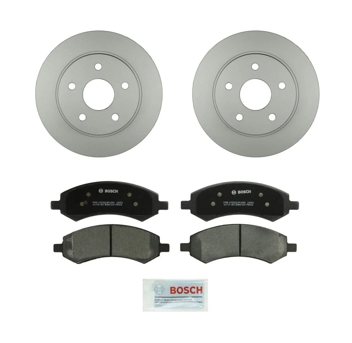 Front Brake Kit Vented 335mm Disc Rotors & Semi-Met Pads for Dodge Ram
