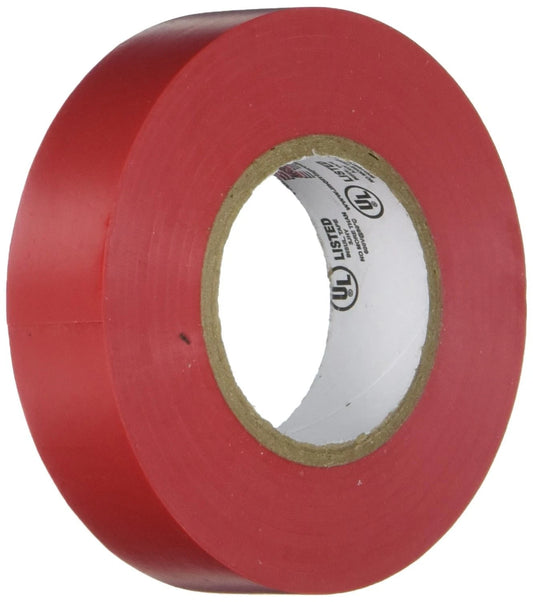 Red Vinyl Plastic Electrical Tape for Morris 60010 (66', 7 mil, PVC)