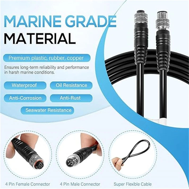 Waterproof Universal Sonar 2 Extension Cable for Minn Kota