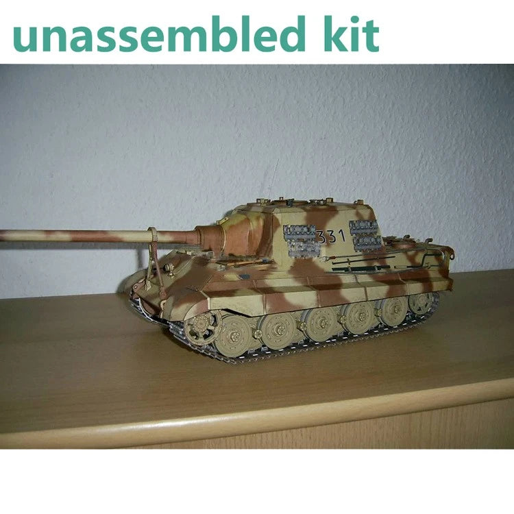 1/25 Jagdtiger Heavy Tank Model Kit Unassembled Collection