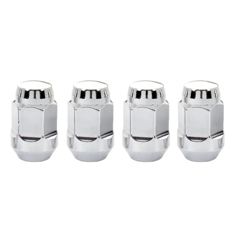 Set of 4 McGard 64010 Hex Lug Nuts for Bulge Style 1/2-20 (RHD)