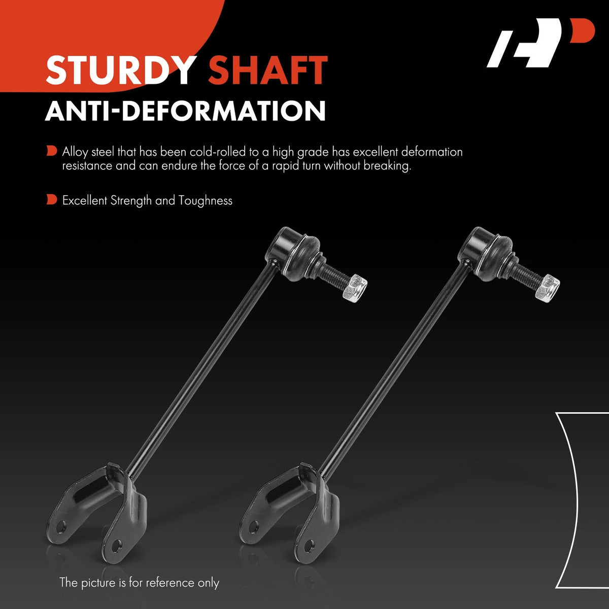 2X Rear Side Sway Bar Link for Lexus LS460 LS600h (2007–2017) - 4883050040, 4884050020, MS86860, MS86861