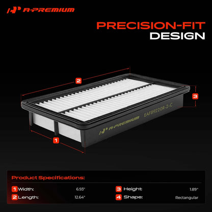 2X Engine Air Filter for Mazda 6 (2003–2008) AF7953 A2050C A7953