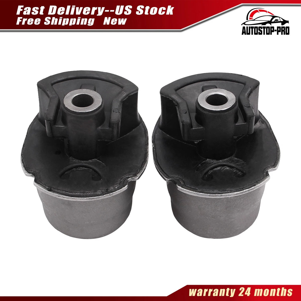 2Pcs Rear Axle Bushing 48725-12580 for Toyota Matrix (2003–2008)