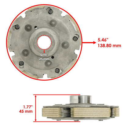 Celox Wet Clutch Housing Kit for Yamaha Grizzly 450 YFM450 (2007–2014) PSK103A1002AA