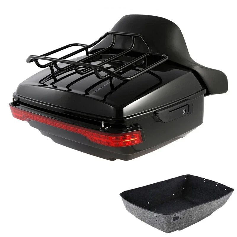 Backrest Rack with LED for Harley Touring Road Glide 2014-2026
