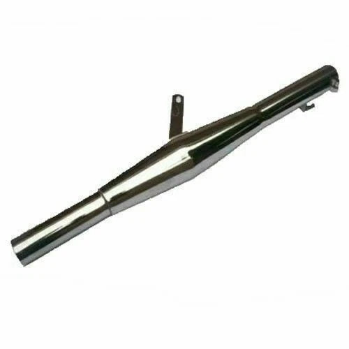 Rocket Exhaust Silencer for Royal Enfield (Compatible, Chrome Plated)