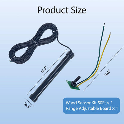 2X Vehicle Exit Sensor Kit for Driveway Door Opening Systems - 50 ft