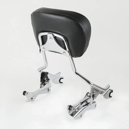 4 Point Docking Hardware & Backrest Sissy Bar for Harley Touring 2014-2026