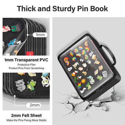 18 Page Pin Display Book for Collectors