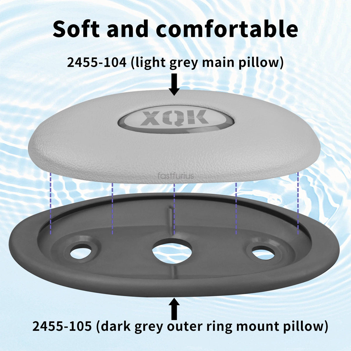 Set of 4 Replacement Pillows for Jacuzzi J-300 (2014–2020)