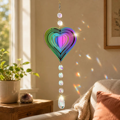 Crystal Suncatchers for Windows - Butterfly Wind Spinner