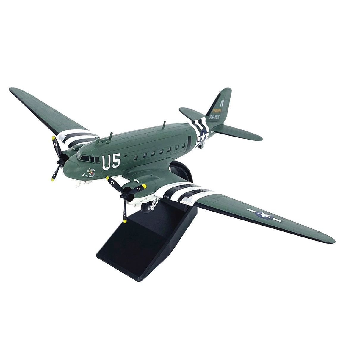 1/100 Scale Diecast Transport Plane Model for Douglas C-47 Skytrain