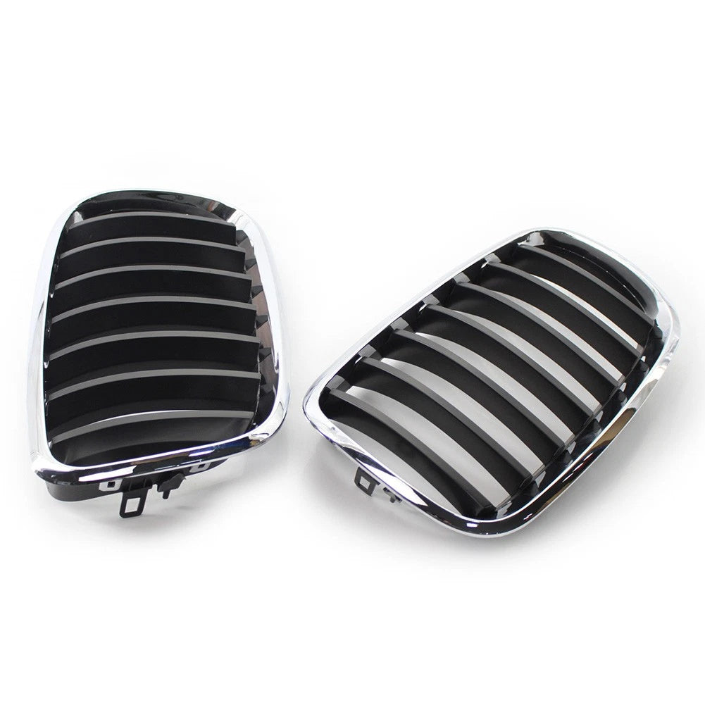 Chrome Grille for BMW X5 X6 E70 E71 (2008–2013)
