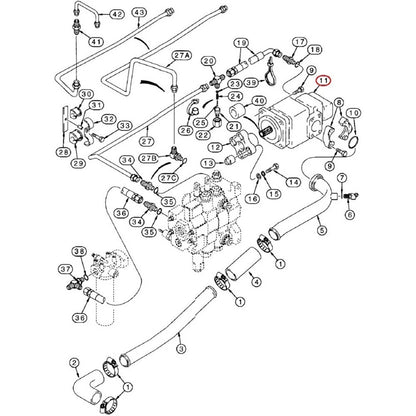 Hydraulic Pump for Case 580SL Series I (Loader Backhoe)