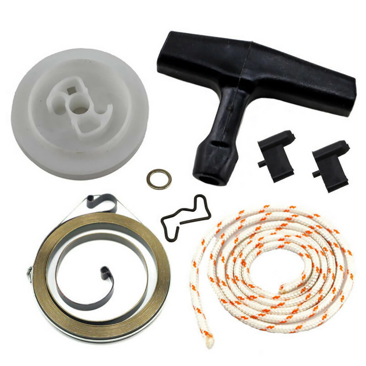 Recoil Starter Handle Rope Pulley Spring Kit for Stihl 034 036 044 046