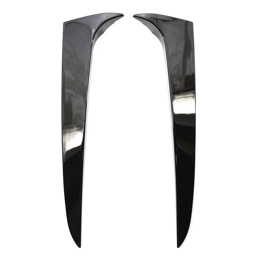 1 Pair Glossy Black Rear Window Spoiler Side Wing Trim for BMW X3 (2011–2017)