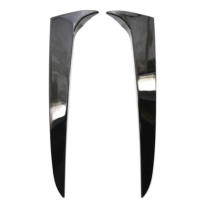 1 Pair Glossy Black Rear Window Spoiler Side Wing Trim for BMW X3 (2011–2017)