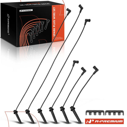 6X Spark Plug Wire Set for Mazda MPV Mercury Cougar (2001–2002) GY0918140, 6690