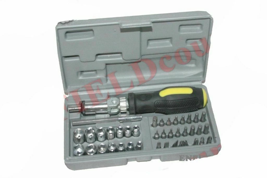 38 Pc Screwdriver and Socket Tool Kit for Auto Car Utility