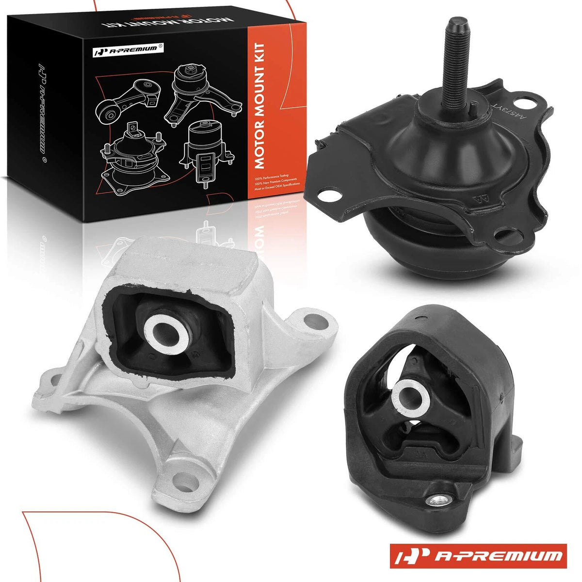 3X Engine Motor for Honda Element (2003–2010) 9424, 9445, 9168, EM-9424, EM-9445, EM-9168