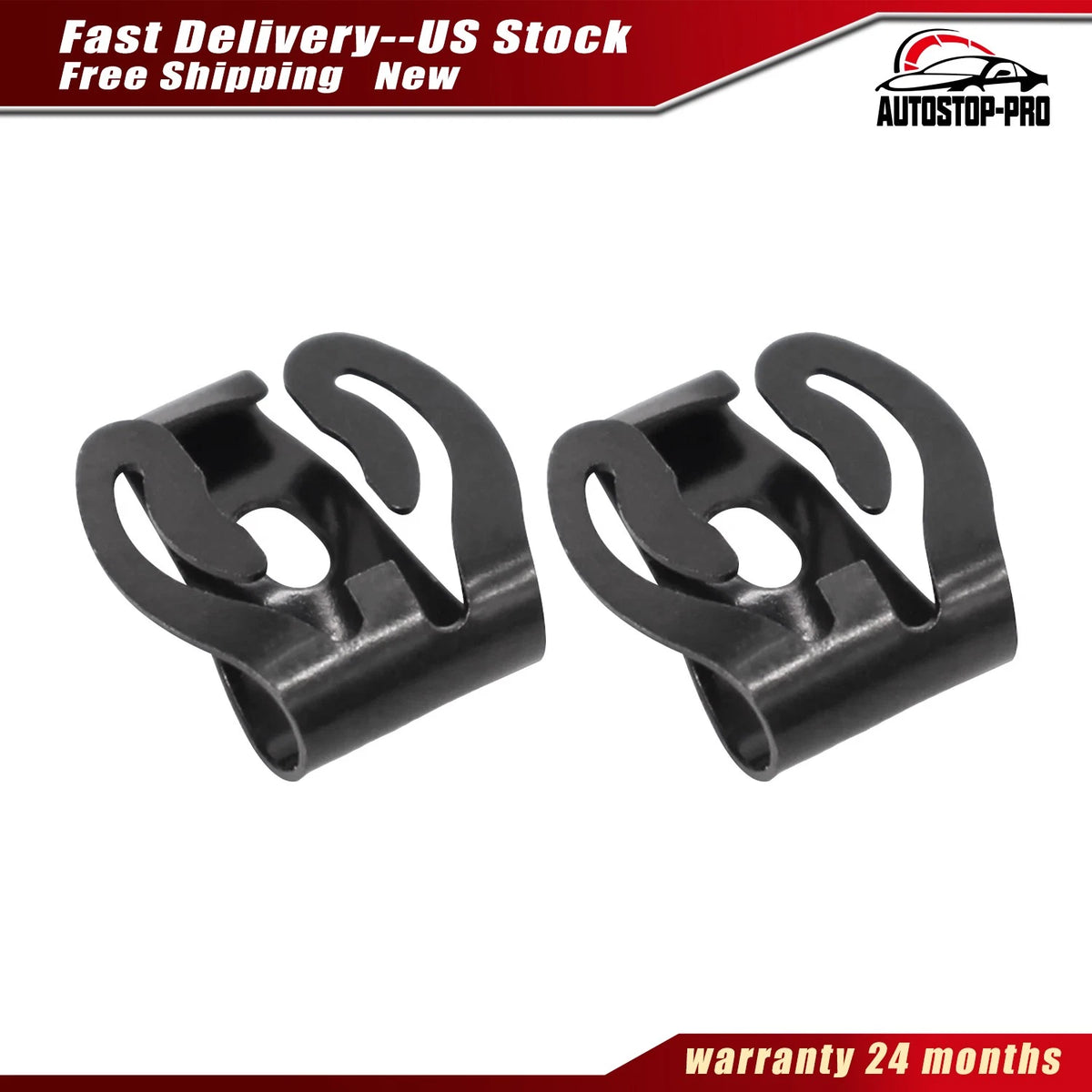 2X Windshield Wiper Arm Pivot Adapter Clip for Ford Windshield (E3TZ-17531-A)