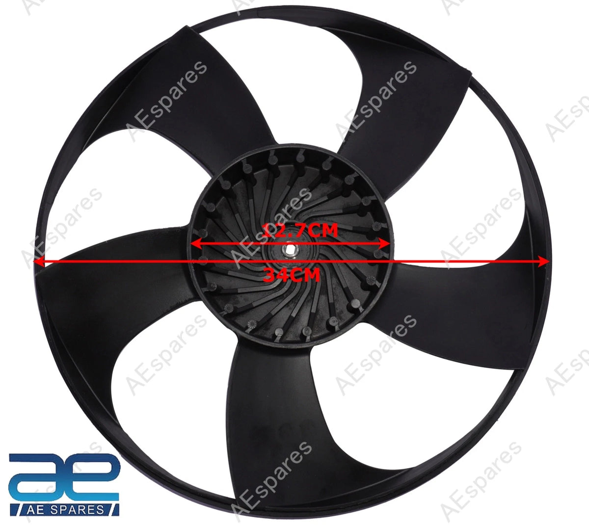 Radiator Cooling Fan for Suzuki Celerio 1.0L (2013–2021) 17111M76M00