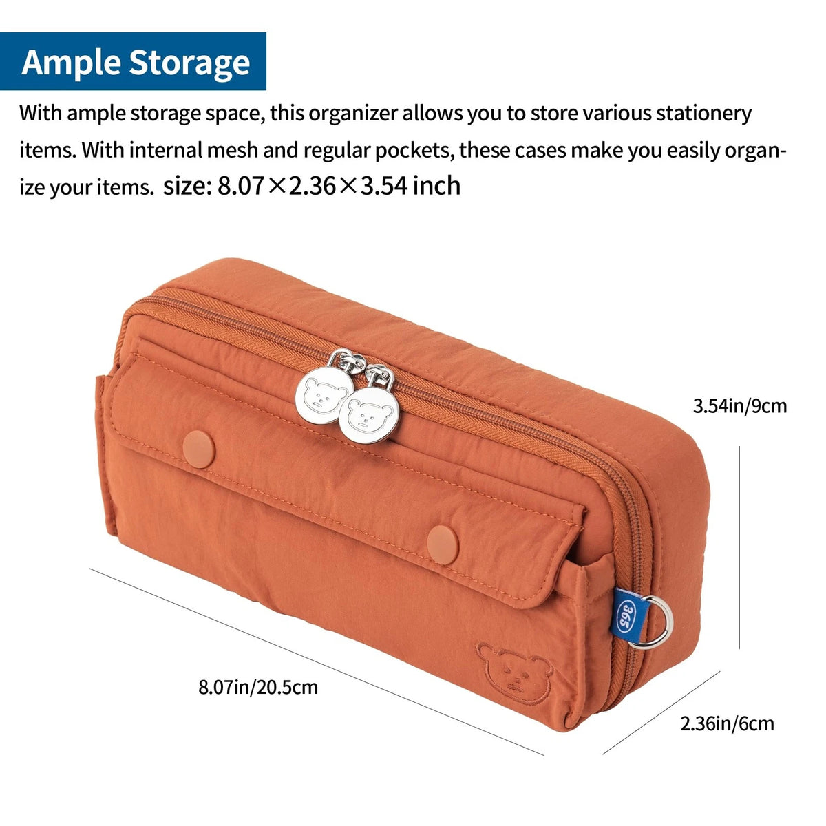 Pencil Case for Ample Storage (Daily Pocket)